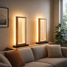 Tischleuchte Holzlampe