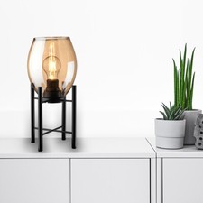Amber Glas Tischleuchte T181