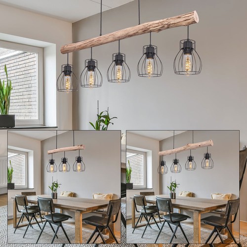 Pendelleuchte holz hängelampe - holz,